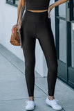 Load image into Gallery viewer, Black High Rise Tight Leggings with Waist Cincher