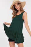 Load image into Gallery viewer, Layering Ruffle Hem Tunic Top