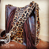 Load image into Gallery viewer, Hair on Hide Box Handbag w/ Leopard Accents