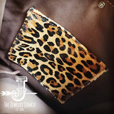 Load image into Gallery viewer, Hair on Hide Box Handbag w/ Leopard Accents