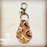 Load image into Gallery viewer, Authentic Leather Hair-On Keychain Sienna Laredo