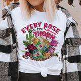 Load image into Gallery viewer, Every Rose Has its Thorn Tee