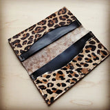 Load image into Gallery viewer, Hair on Hide Leather Wallet in Leopard