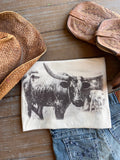 Load image into Gallery viewer, Lazy Acres Longhorn Tee