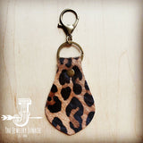 Load image into Gallery viewer, Hair-on-Hide Leather Key Chain - Leopard