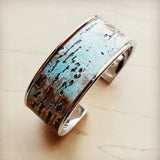 Load image into Gallery viewer, Bangle Bracelet in Turquoise Metallic