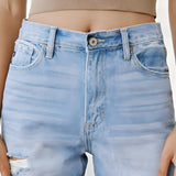 Load image into Gallery viewer, Kan Can High Rise Lightly Distressed Jogger Jeans