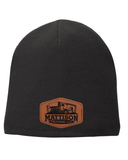 Load image into Gallery viewer, Custom Leather Patch Beanie