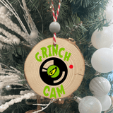 Load image into Gallery viewer, Grinch Solid Wood Round Ornament