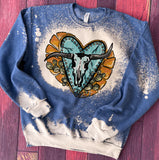 Load image into Gallery viewer, Crooked Horns &amp; Hearts Sweatshirt or Tee