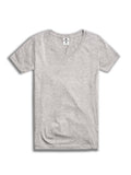 Load image into Gallery viewer, Better Quality Blanks - The BQ Ladies Premium S/S VNeck T-Shirt in Heather Grey