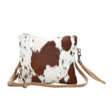 Load image into Gallery viewer, Brown &amp; White Shade Bag by Myra