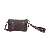 Load image into Gallery viewer, Brown Specked Belted Bag by Myra