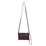 Load image into Gallery viewer, Brown Specked Belted Bag by Myra