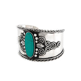 Load image into Gallery viewer, Fire &amp; Brimstone Turquoise Cuff Bracelet by Myra